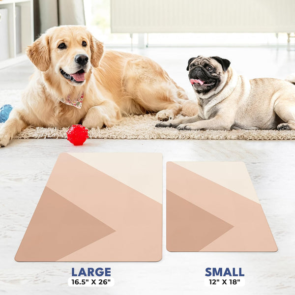 Large Dog Mat for Food and Water, Cat Feeding Mat | Large Waterproof Dog Bowl Mat | Non-Slip Pet Food Mat for Floors | Pet Mats for Food and Water | Easy to Clean5
