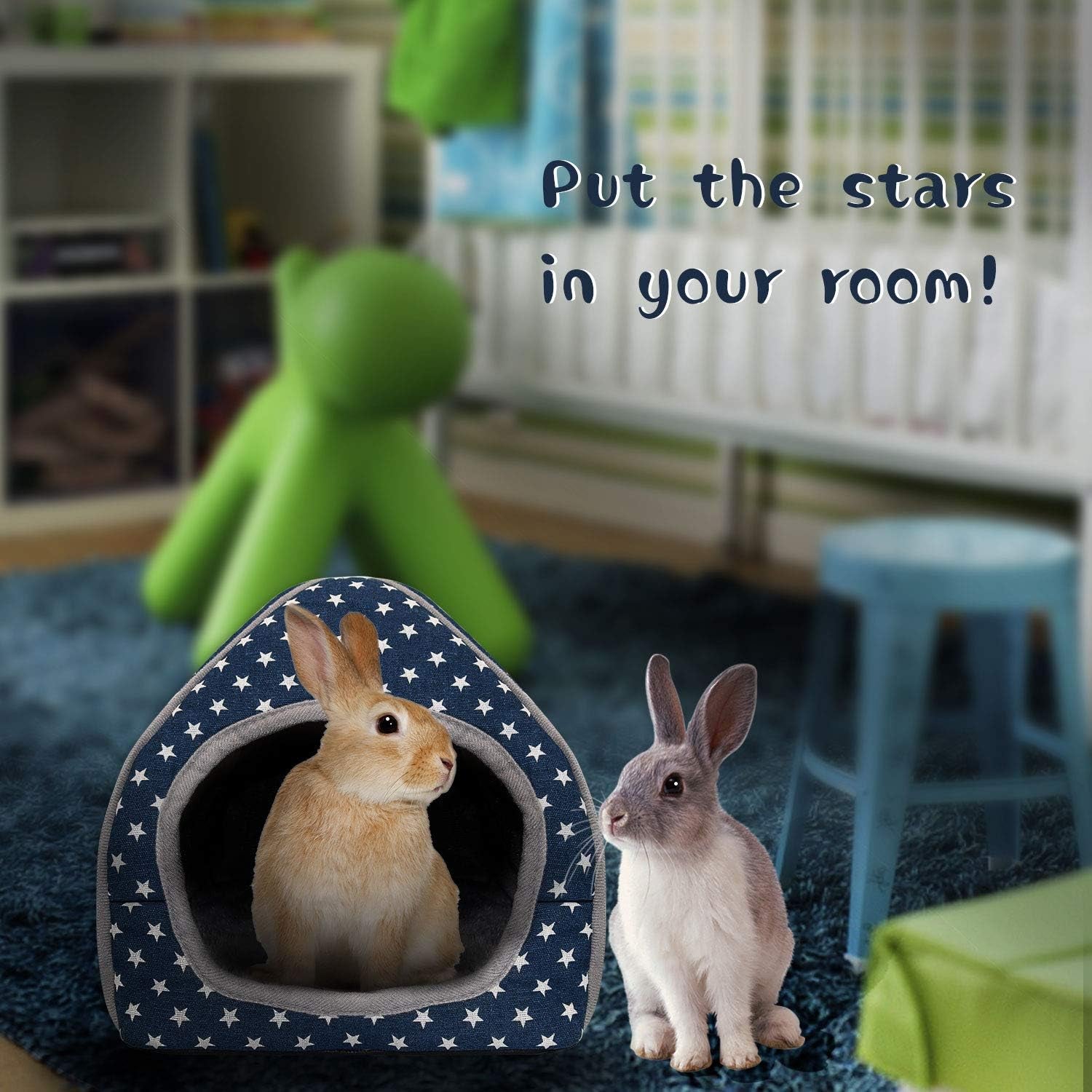 bwogue-guinea-pig-bed-hideout-washable-hamster-cave-for-small-animals-removable-cushion-for-cleaning-warm-fleece-nest-washable-bed-10-23-x-10-23-x-11-in-dwarf-rabbits-hedgehogs
