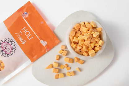 HOLI Freeze Dried Cheddar Cheese Dog Treats - 100% All Natural - Human Grade, Single Ingredient, Lactose Free - Grain Free, Gluten Free, Soy Free – (5 Ounce)3