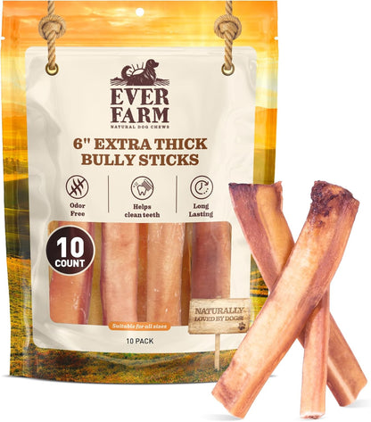 Pet Odor-Free Standard Bully Sticks (12", 5 Pack) – 100% Grass-Fed Beef Pizzle Dog Chews, Fully Digestible & Long-Lasting Dental Treats7