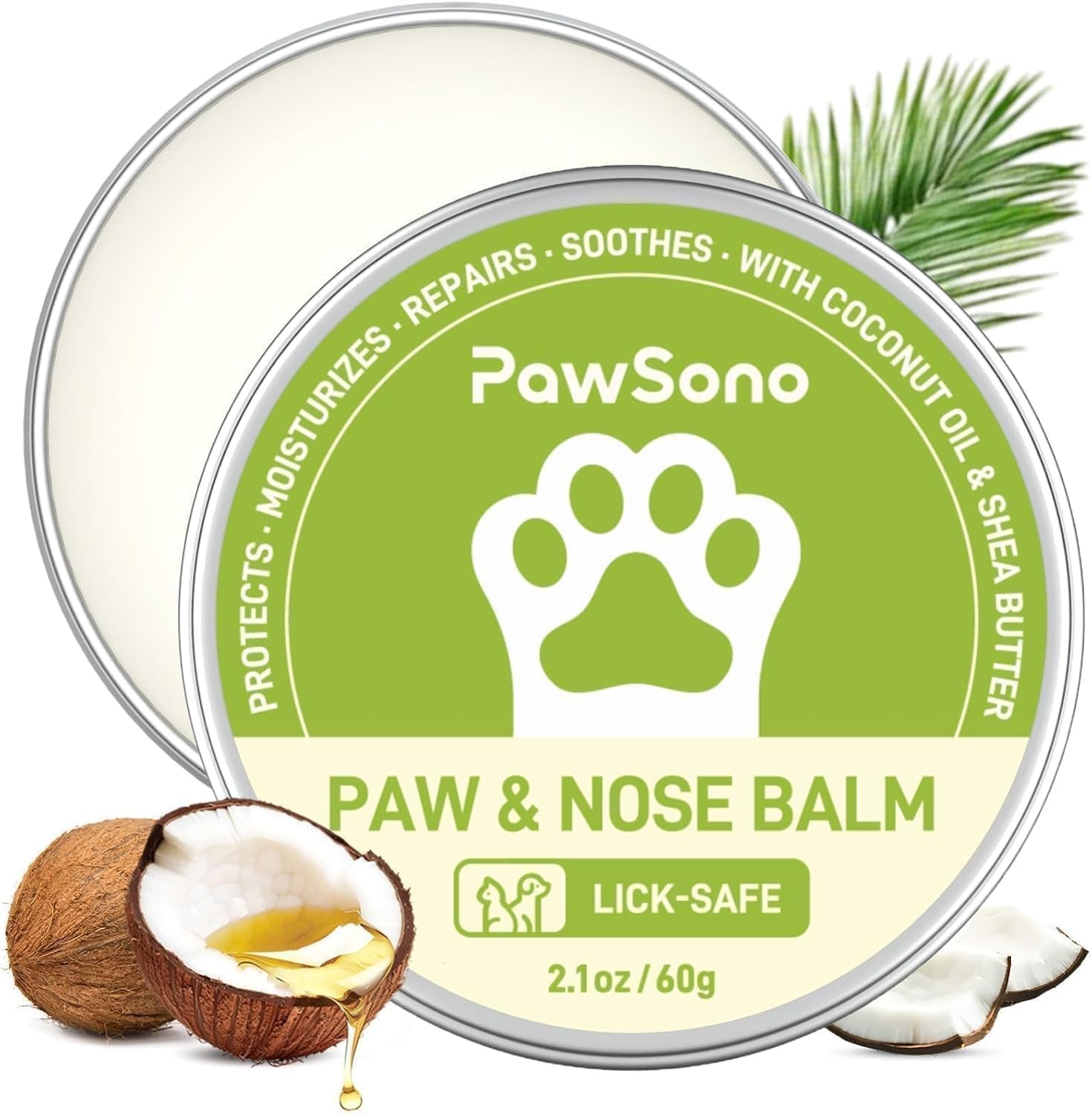pawsono-lick-safe-dog-paw-nose-balm-with-coconut-oil-all-natural-dog-paw-protector-against-hot-pavement-sand-great-for-dogs-who-hate-dog-booties-or-shoes-2-1-oz-60-g