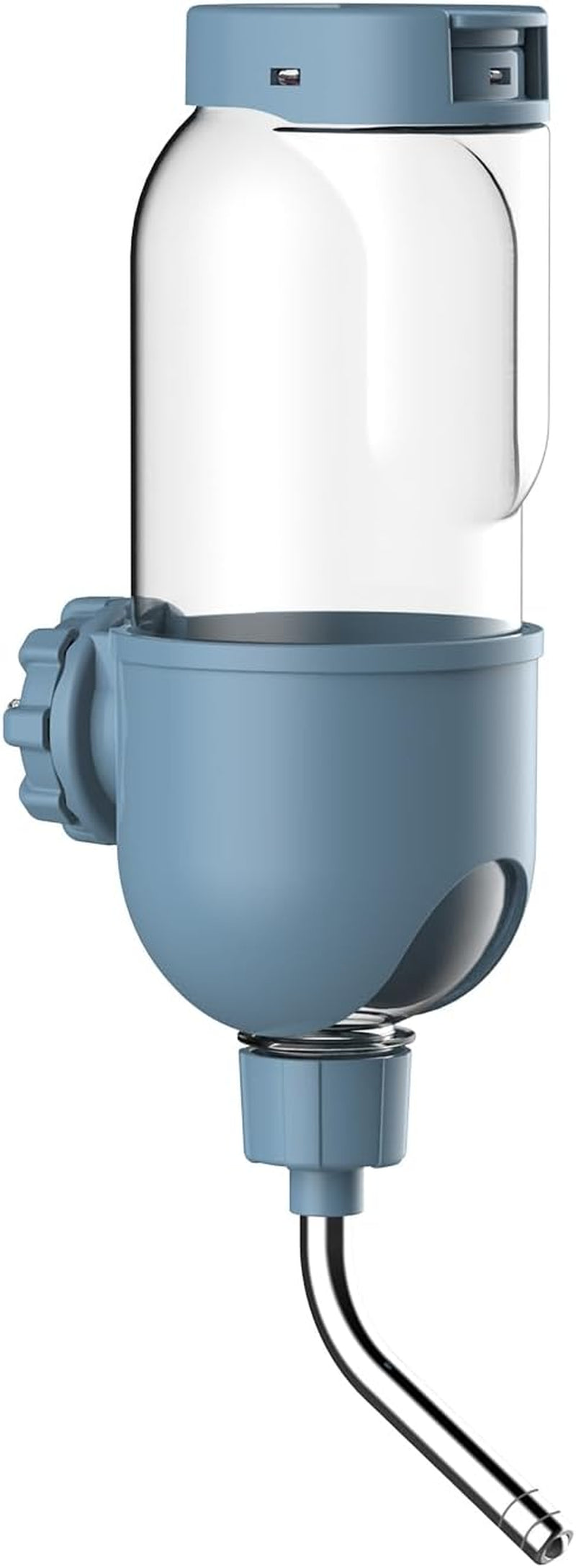 pet-water-bottle-for-cage-crate-17oz-non-drip-water-dispenser-for-small-animal-rabbit-bunny-guinea-pig-chinchilla-ferret-squirrel-hedgehog-gray-17oz