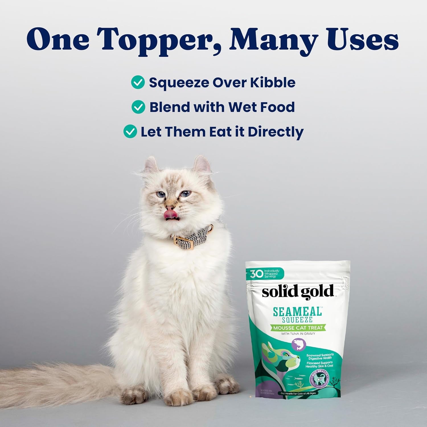 solid-gold-lickable-cat-treats-limited-ingredient-chicken-seameal™-squeezable-healthy-cat-treats-for-indoor-cats-snack-topper-squeeze-ups-for-cats-w-seaweed-for-gut-immune-support-3oz-30ct