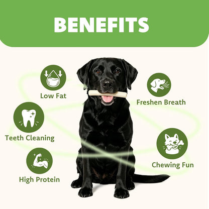 MON2SUN Dog Rawhide Rolls Twist Sticks Chew Treats Natural Flavor 6.5 Inch 40 Count for Puppy and Small Dogs3