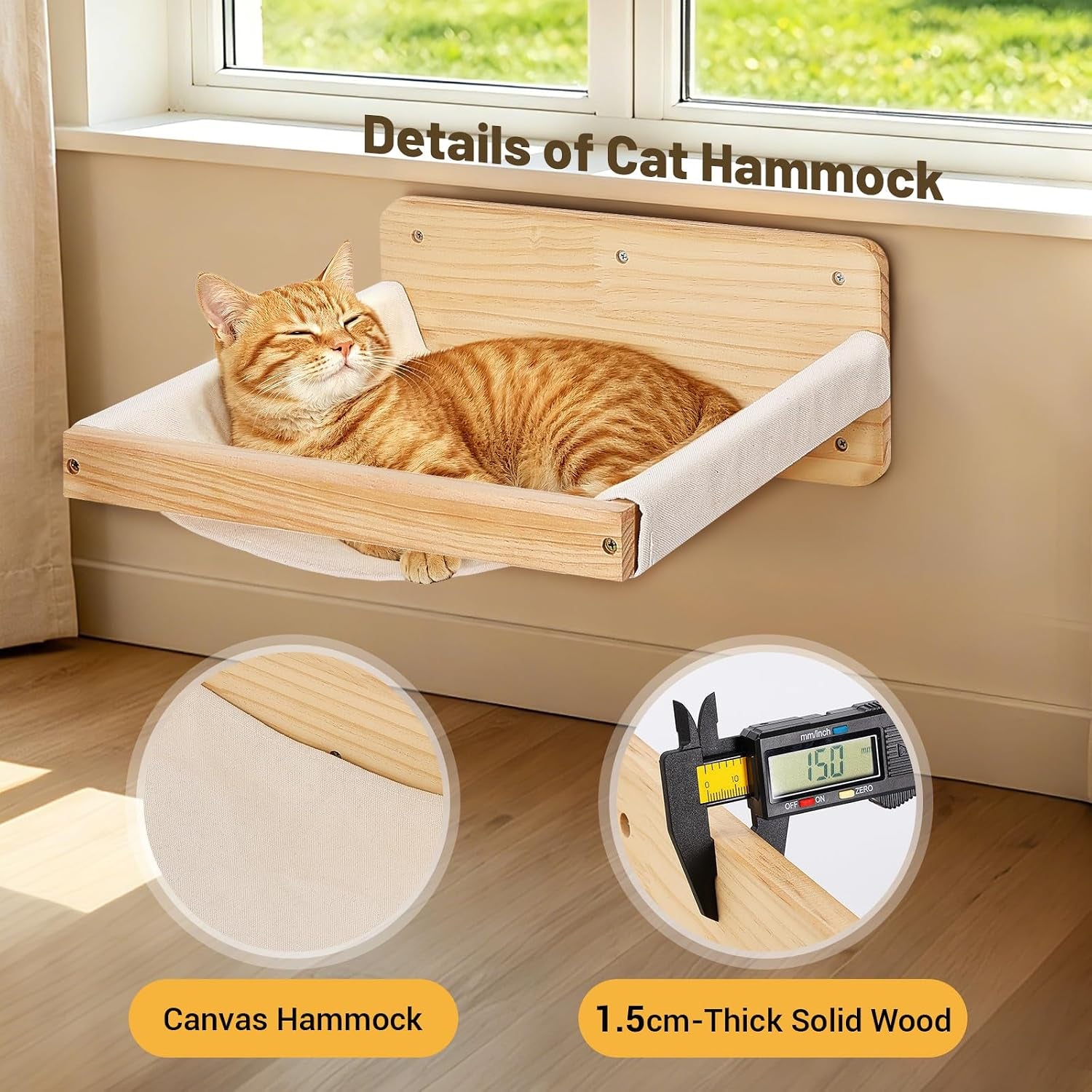 wall-mounted-cat-shelves-set-with-hammock-sisal-scratching-posts-3-wooden-steps-space-saving-cat-tree-for-indoor-cats-up-to-30-lbs