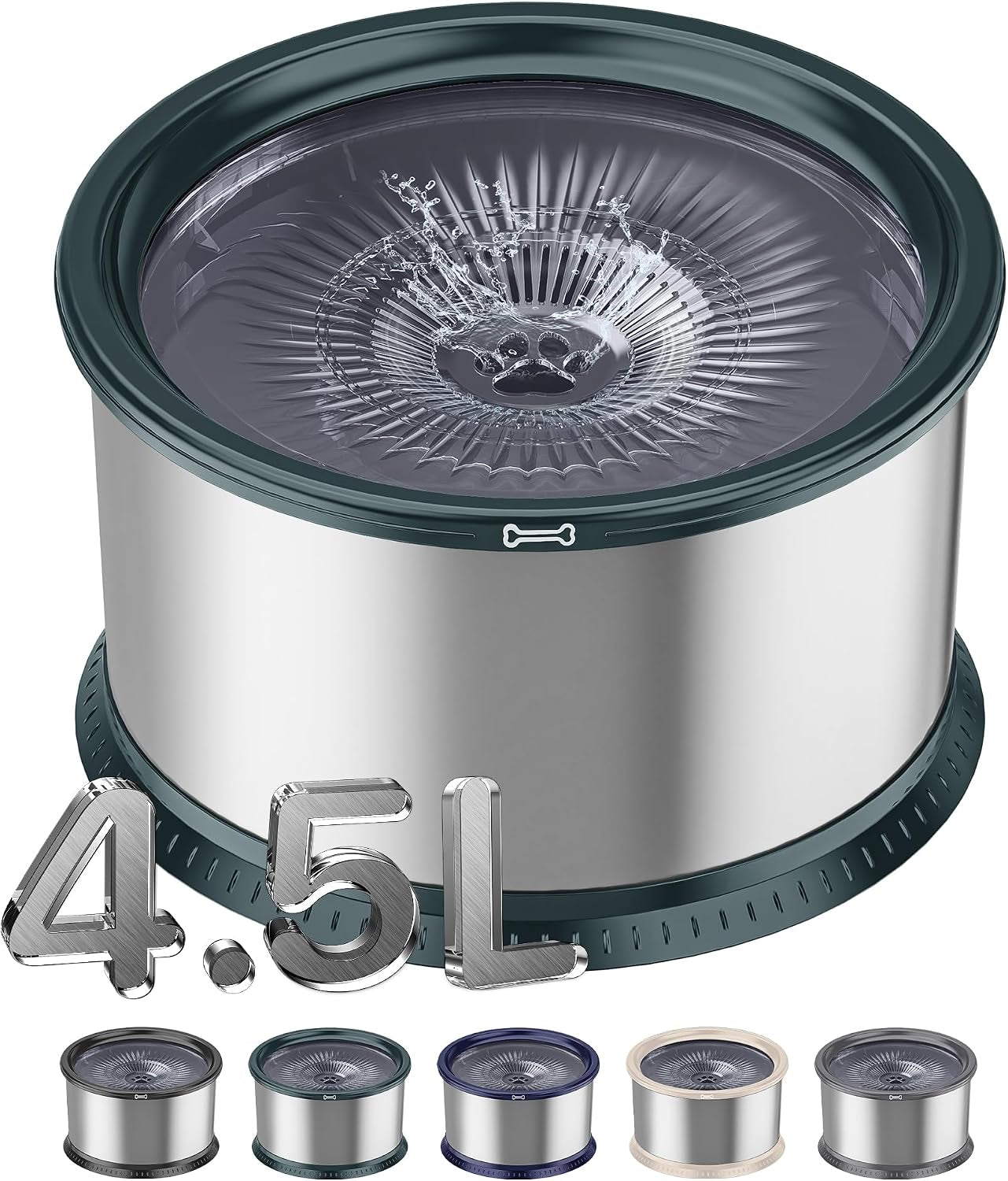 1-6-gallon-dog-water-bowl-6-5l-220oz-stainless-steel-no-spill-water-bowl-for-large-dogs-super-large-capacity-splash-proof-pet-slow-drinking-water-bowl-with-anti-slip-mat-for-mess-drinkers