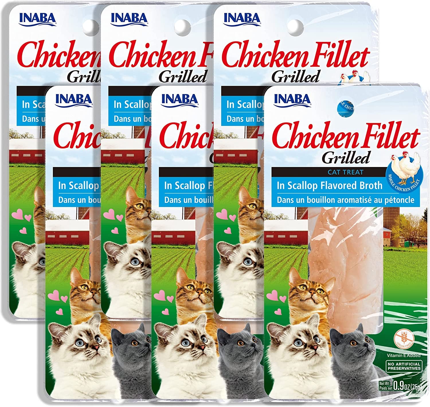 inaba-grilled-fillet-cat-treats-chicken-fillet-variety-box-10ct-hand-cut-grilled-chicken-broth-packed-vacuum-packed-78-moisture-immune-support-grain-free-10-x-0-9-oz-fillets