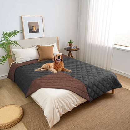 SUNNYTEX Waterproof & Reversible Dog Bed Cover Sofa, Couch Cover Furniture Protector for Pets(68 * 82")1