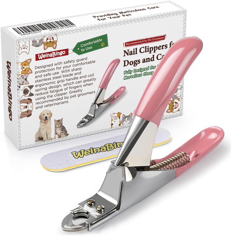 dog-cat-pets-nail-clippers-professional-pets-claw-trimmer-with-free-nail-file-sharp-stainless-steel-blade-sturdy-non-slip-handles-for-safe-professional-at-home-grooming
