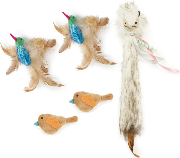 Smartykat Chickadee Chirp Electronic Sound Cat Toy, Contains Catnip, Battery Powered - Light Brown, One Size16