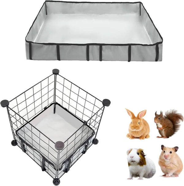 DZWLKJ Guinea Pig Cage Liner Tarp Bottom Waterproof and Washable.Available in 22 Sizes. Base Also for Rabbits, Bunny, Chinchesillas, Hedgehog, Ferrets and Other Small Animals(24X48 Inches)25