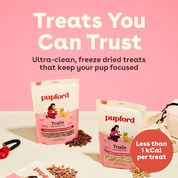 Pupford Freeze Dried Training Treats for Dogs & Puppies, 475+ Three Ingredient Bites (Beef Liver, 4 Oz)2