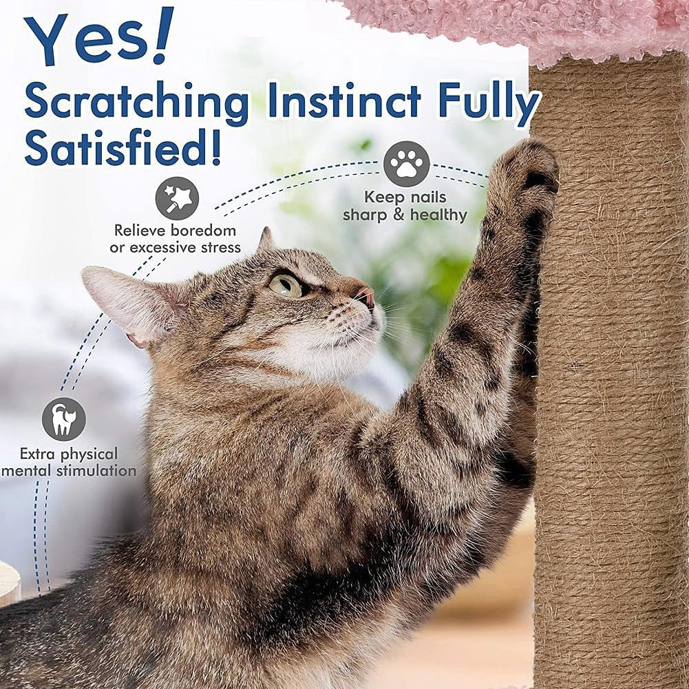 cat-scratching-post-with-ball-for-small-cat-polar-fleece-scratcher-kitten-toys-for-indoor-sisal-1-77-inch-scratch-post-interactive-toy-with-dangling-ball
