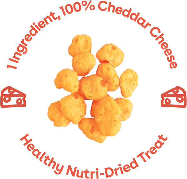 Pupford Cheese Crunchies, All-Natural, Healthy, Freeze Dried, Single-Ingredient Treat for Dogs & Puppies (Cheddar, 7 Oz)2