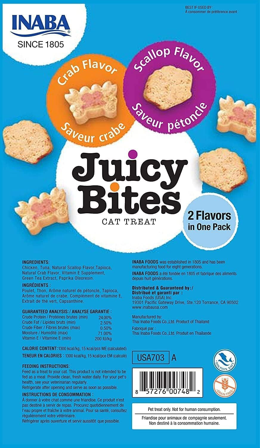 inaba-juicy-bites-grain-free-soft-moist-chewy-cat-treats-with-vitamin-e-and-green-tea-extract-0-4-ounces-per-pouch-9-pouches-total-3-per-bag-scallop-and-crab-flavor