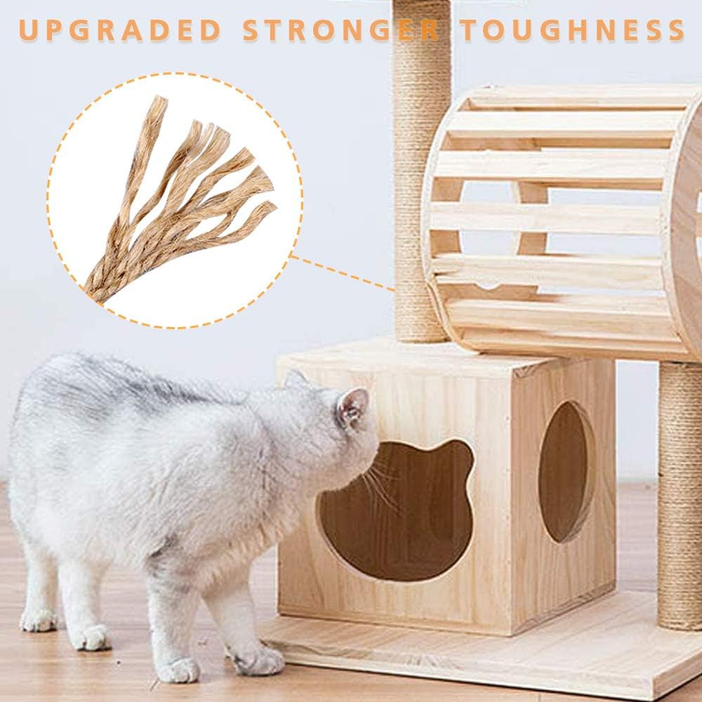 barelove-cat-scratching-post-replacement-4-pieces-cat-scratcher-cat-tree-replacement-parts-15-4-x-2-67-dia-7-87-x-2-67-dianatural-sisal-rope-cat-scratch-posts-include-m8-screws