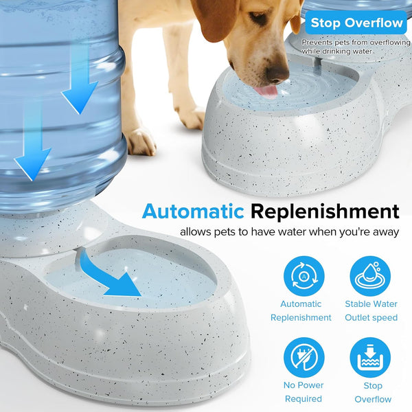 3 Gallon Large Dog Water Dispenser, Automatic Gravity Water Bowl for Dogs6