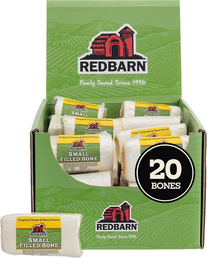 Redbarn Pet Products Small Filled Dog Bones, Peanut Butter Flavor - Long Lasting Stuffed Femur Chew Treat Made in USA - 4 Count - Packaging May Vary12