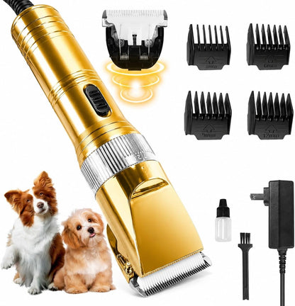 Professional Dog Grooming Clippers for Thick Coat - Dog Hair Trimmer for Grooming Kit- Sheep Shears for Thick Hair – Pet Grooming Clippers for Dogs, Cats, Sheeps, Horse (Black)9
