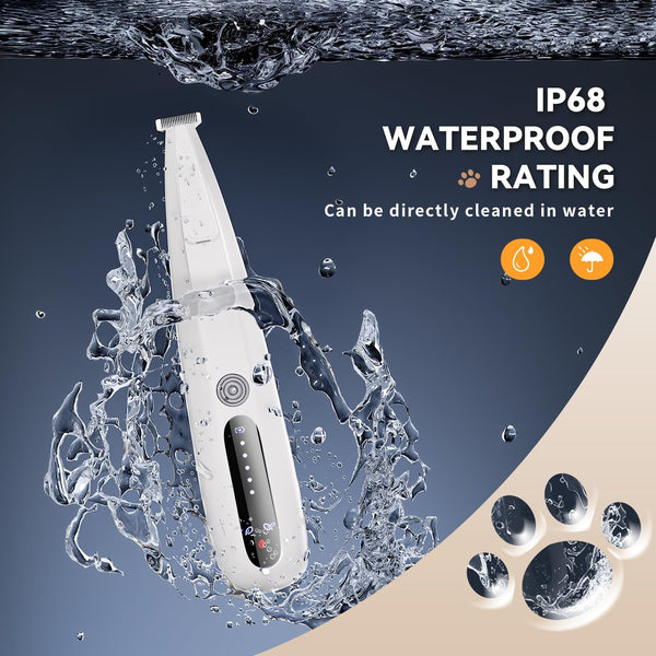 2026 New Pet Precision Trimmer, Dog Paw Trimmer with LED Light, Ultra Quiet | IP68 Waterproof, Dual-Speed Motor, Suit for Trimming Paw, Ear, Face, Butt, Eyebrows, USB Rechageble6