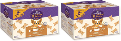 Wellness Old Mother Hubbard Classic P-Nuttier Dog Biscuits, Natural Training Treats, Peanut Butter Flavor, Mini Size, 6 Lb Box10