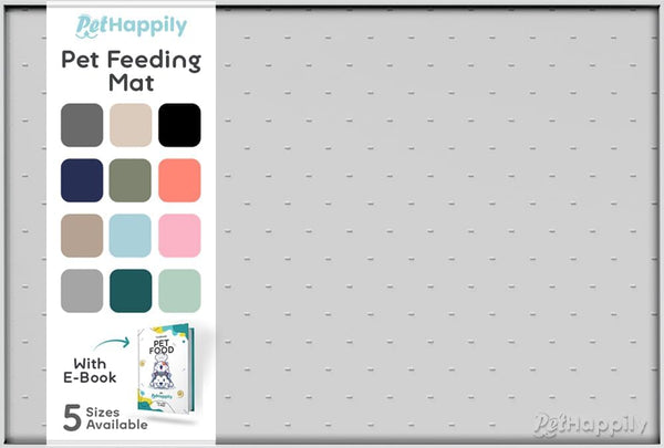 Dog Food Mat - Raised Edges Dogs Mat for Food and Water Prevent Spill, Waterproof Cat Food Mats Protect Floors, Easy Clean Dog Bowl Mats for Food and Water, Silicone Pet Feeding Placemats19