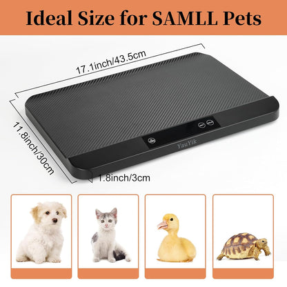 Yauyik Digital Pet Scale, Baby Scale with Non-Slip Mat, up to 40Kg, Black | High Precision Puppy Whelping Scale for Kittens, and Crawl Pet, 5 Units, LED Display, Hold Function（Batteries Included）7