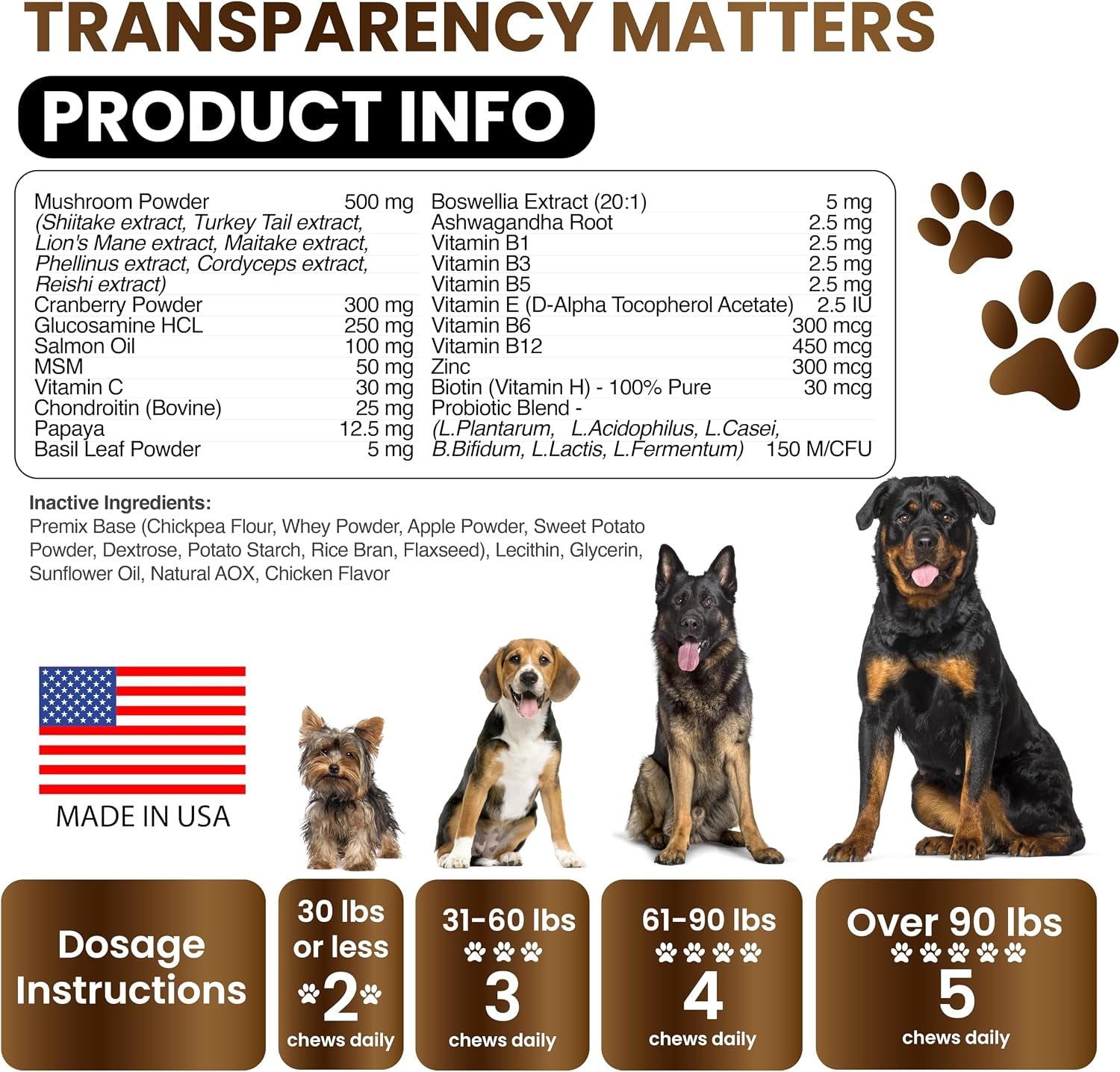 turkey-tail-mushroom-supplement-for-dogs-170-chews-mushrooms-for-dogs-reishi-lion-s-mane-glucosamine-multivitamin-immune-booster-gut-hip-joint-health-support-vitamins-energy-skin