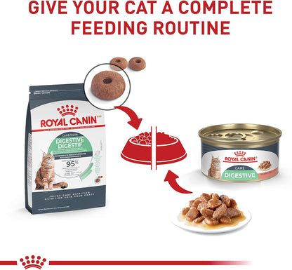 ROYAL CANIN Feline Care Nutrition Digestive Care Adult Thin Slices in Gravy Cat Food, 3 Oz (Pack of 24)2