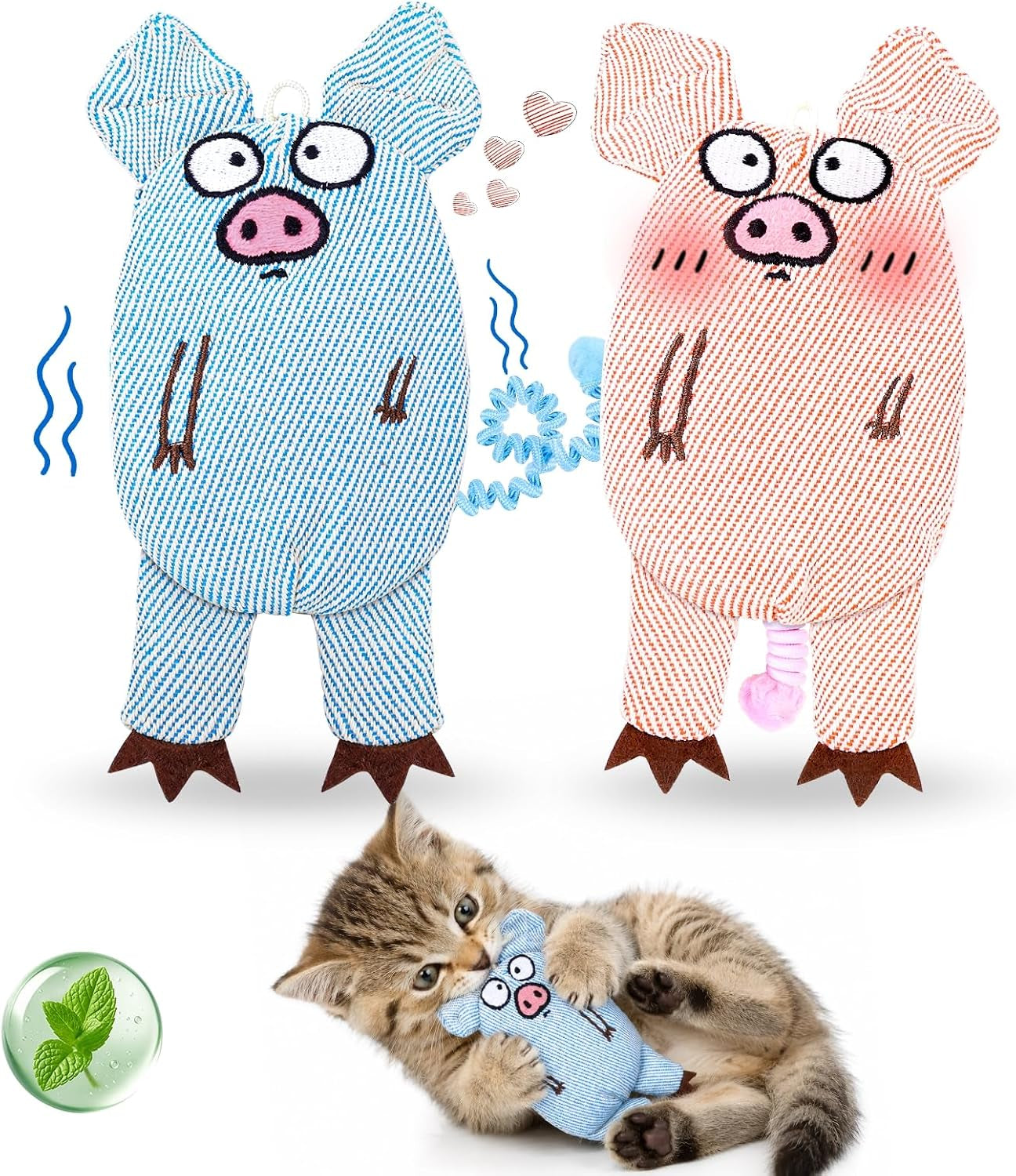 cat-toys-for-indoor-cats-2-pcs-8000mg-a-natural-catnip-silvervine-crinkle-interactive-cat-toy-pig-with-bell-elastic-tail-baby-grade-plush-chew-toy-for-teeth-cleaning-cat-kickers-for-boredom
