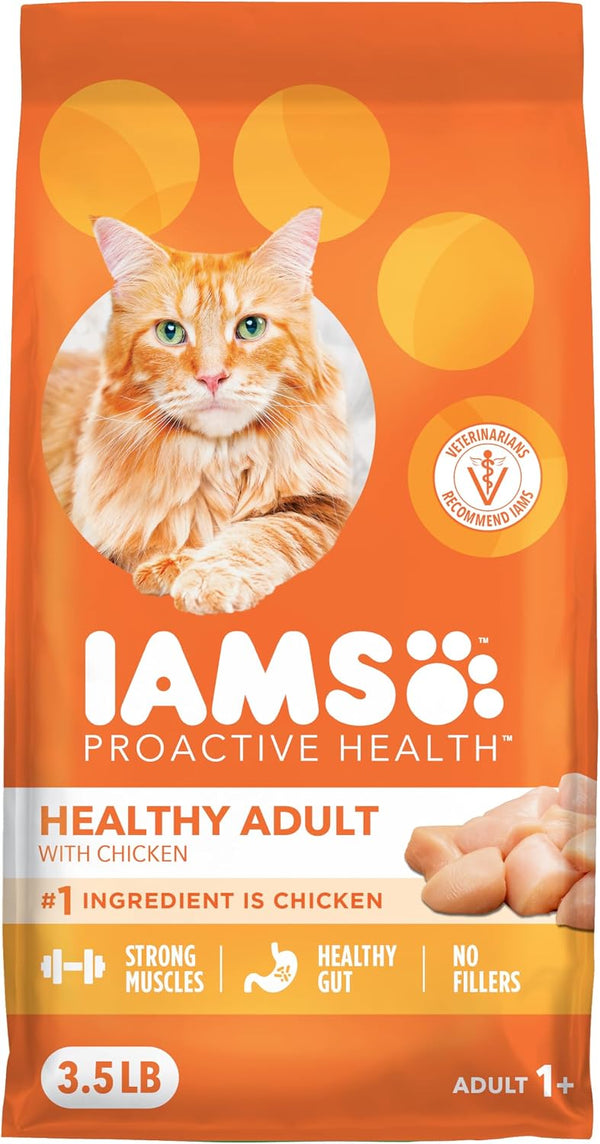 IAMS Proactive Health Healthy Adult Dry Cat Food, Chicken, 22 Lb | Veterinarian-Recommended, Real Chicken #1 Ingredient, Chicken & Egg Protein, Wholesome Grains for Energy, Supports Muscles14