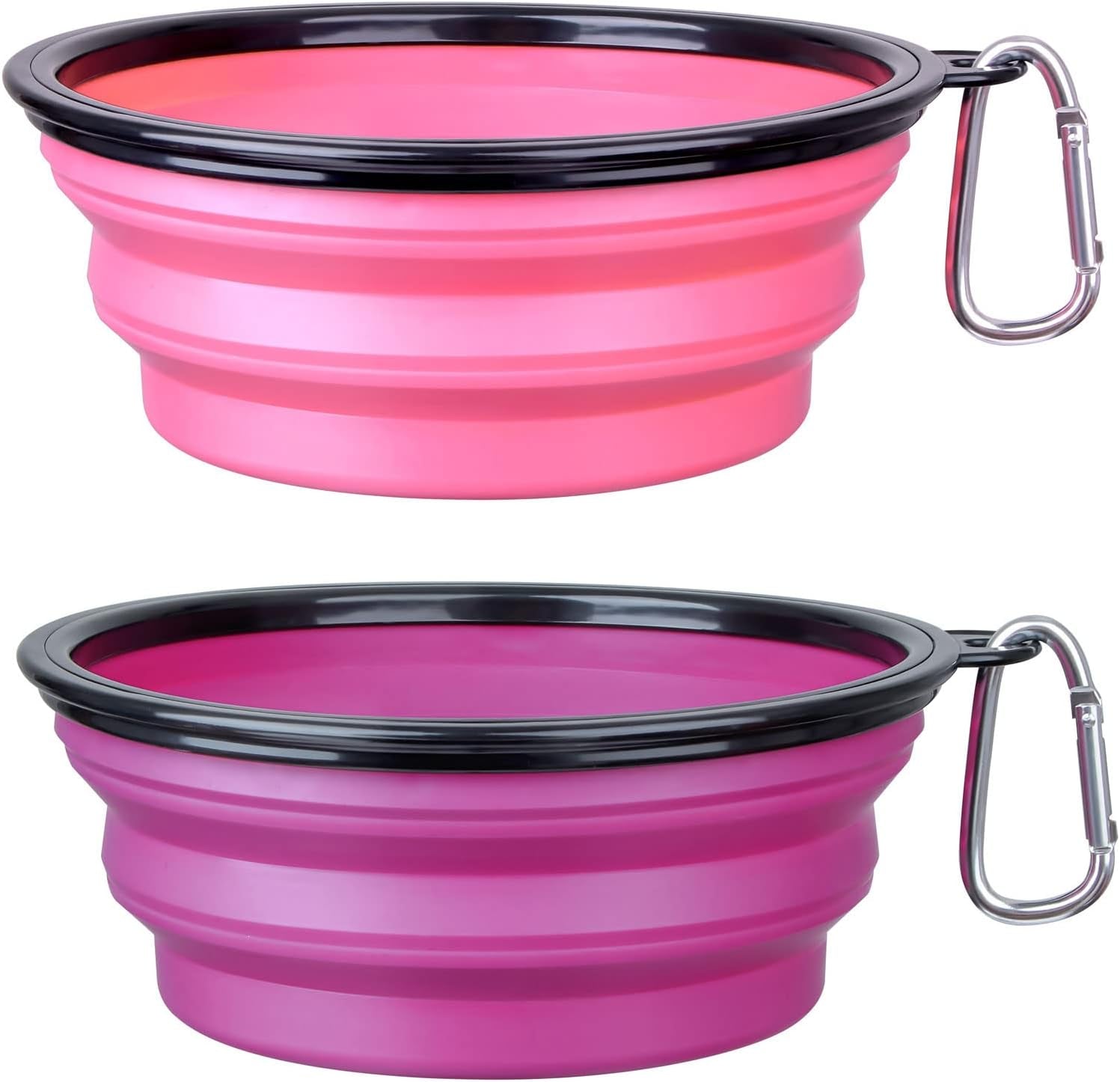 large-dog-bowl-pet-collapsible-bowls-2-pack-collapsible-dog-water-bowls-for-cats-dogs-portable-pet-feeding-watering-dish-for-walking-parking-traveling-with-2-carabiners-large-black-black