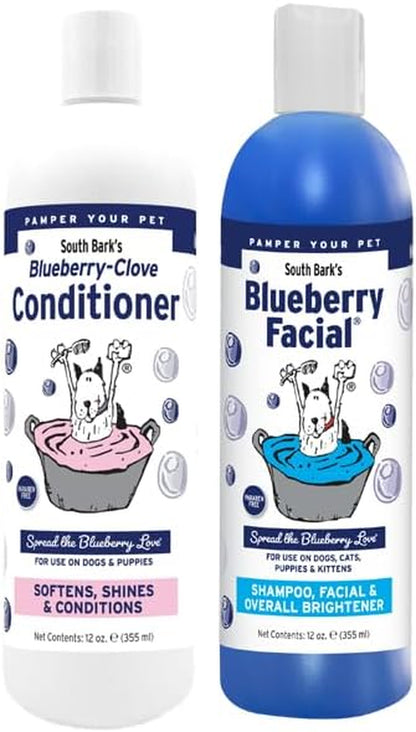 South Bark'S Blueberry Facial® Pet Shampoo 12 Oz. | Brightener & Tear Stain Remover | Long-Lasting Odor Eliminator | Cruelty-Free | Paraben-Free | Made in the USA9