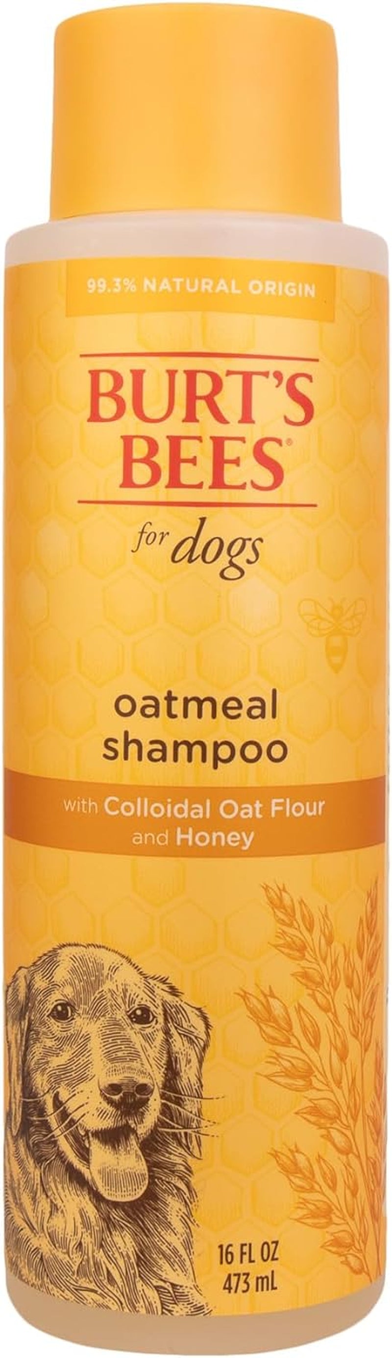 burts-bees-for-pets-oatmeal-dog-shampoo-with-honey-unscented-16-fl-oz-soothing-colloidal-oat-flour-formula-for-itchy-sensitive-dog-skin-ph-balanced-and-sulfate-free-for-regular-use