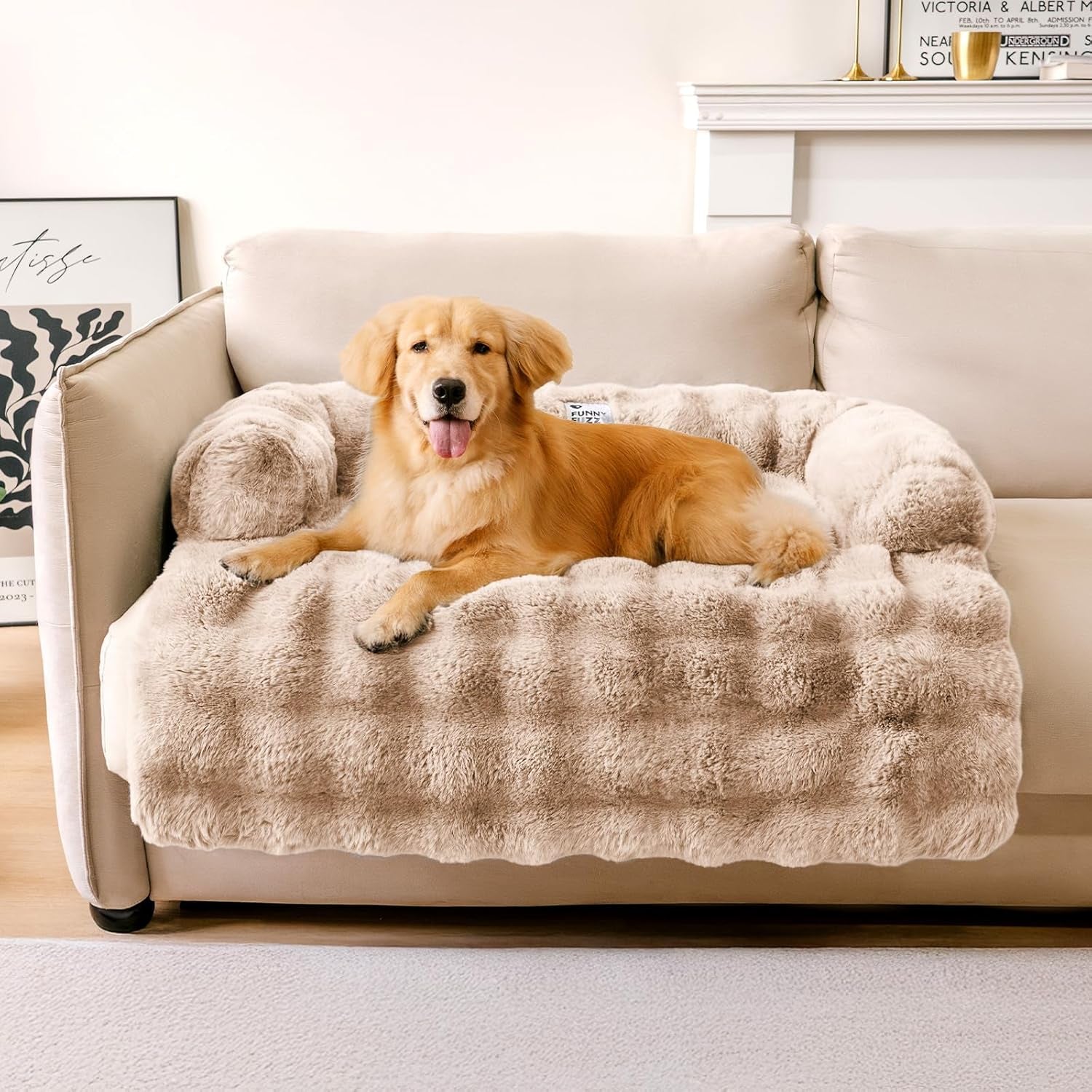 funny-fuzzy-pet-fluffy-fuzzy-couch-cover-calming-washable-dog-bed-sofa-protector-pets-mat-for-small-medium-dogs-and-cats-coffee-33-45-28-35-5-51-in