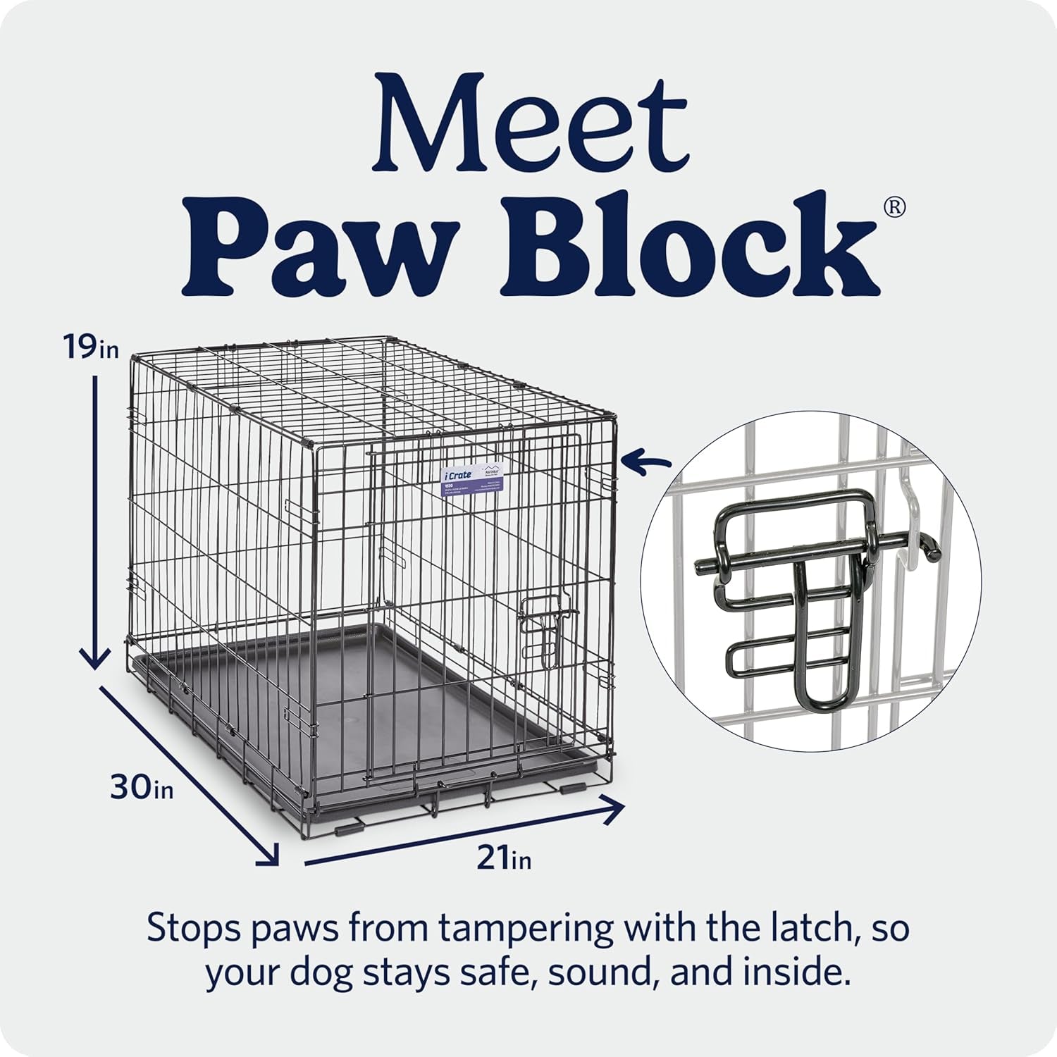 midwest-homes-for-pets-30-inch-icrate-for-medium-breeds-21-40-lbs-single-door-folding-dog-crate-with-divider-panel-leak-proof-tray-secure-latch-portable-durable-easy-to-assemble