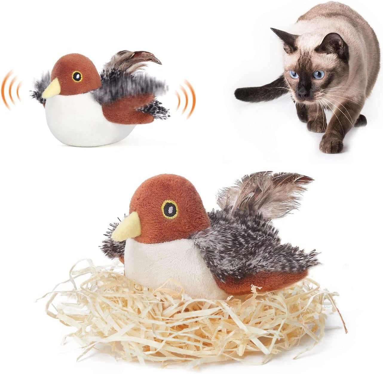 potaroma-cat-toys-rechargeable-flapping-bird-sparrow-lifelike-chirp-tweet-touch-activated-kitten-toy-interactive-cat-exercise-toys-for-all-breeds-cat-kicker-catnip-toys-4-0-inches-touch-activated-interactive-kitten-exercise-for-all-breeds-with-catnip-4-0-inches