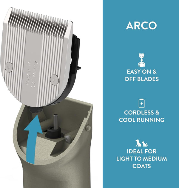 Wahl Professional Animal Arco Pet, Dog, Cat, and Horse Cordless Clipper Kit, Champagne (8786-452)4