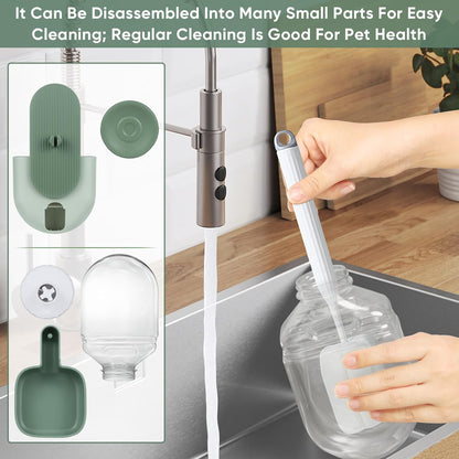 Lemtrflo 28Oz Rabbit Water Bottle Dispenser, Bunny Cage Water Bowl | Suitable for Rabbits, Guinea Pigs, Ferrets, and Other Small Pets7