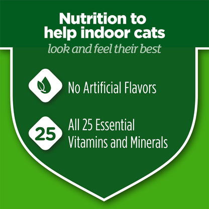 Purina Cat Chow Indoor Healthy Weight and Hairball Dry Cat Food with Chicken - (Pack of 4) 3.15 Lb. Bags10