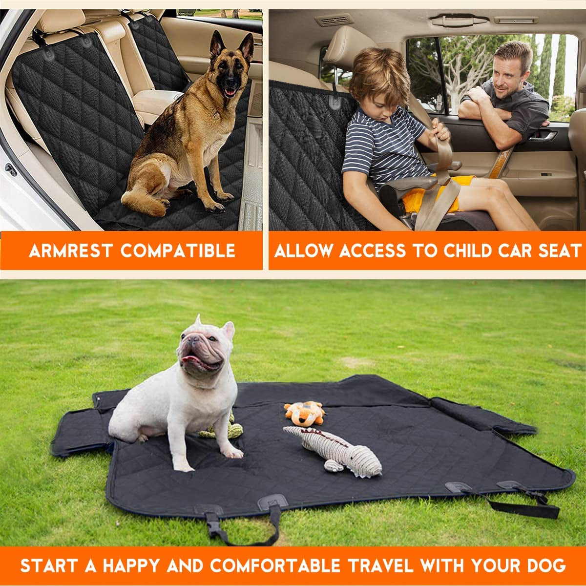 yuntec-dog-car-seat-cover-back-seat-cover-for-dogs-pet-car-seat-protector-waterproof-rear-seat-cover-durable-car-seat-cover-fits-middle-armrest-for-most-cars-suvs-trucks-53-width-black