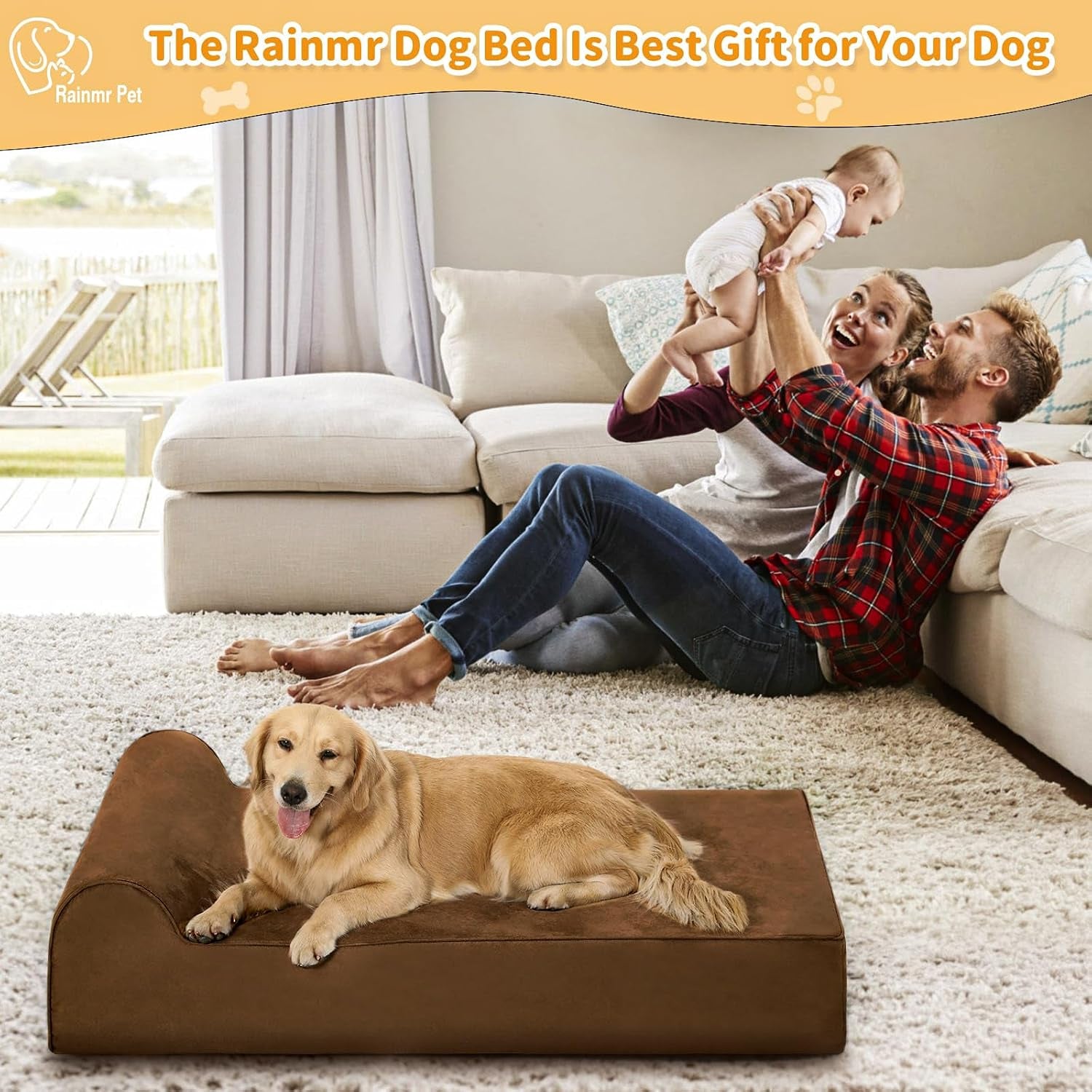 rainmr-orthopedic-dog-beds-for-large-dogs-7-memory-foam-dog-beds-with-waterproof-liner-durable-microsuede-cover-removable-and-washable-nonskid-bottom-60x48x7-xxl-chocolate