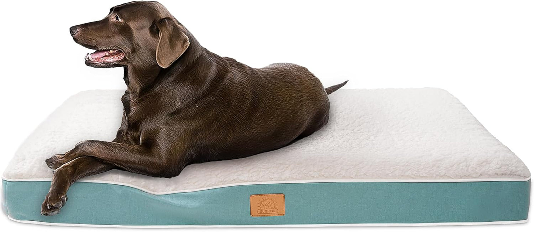 sunheir-orthopedic-dog-bed-for-large-dogs-big-waterproof-dog-crate-bed-with-removable-washable-cover-egg-crate-foam-support-anti-slip-bottom-deluxe-plush-pet-bed-mat-grey