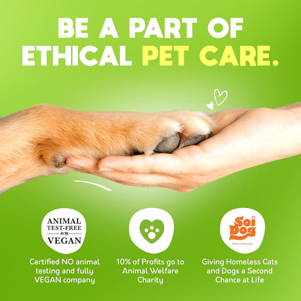 G.A.S Lick-Safe Daily Pet Wipes for Dogs and Cats, Unscented, 100 Count | Plant Based Lyocell Fibers, Certified Cruelty Free, Vet Approved, Hypoallergenic, for Paws Face Body and Butt, 10% to Charity7
