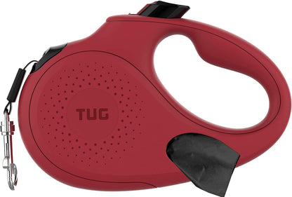 TUG Oval 360° Tangle-Free Retractable Dog Leash with Integrated Waste Bag Dispenser (Small, Cream)8