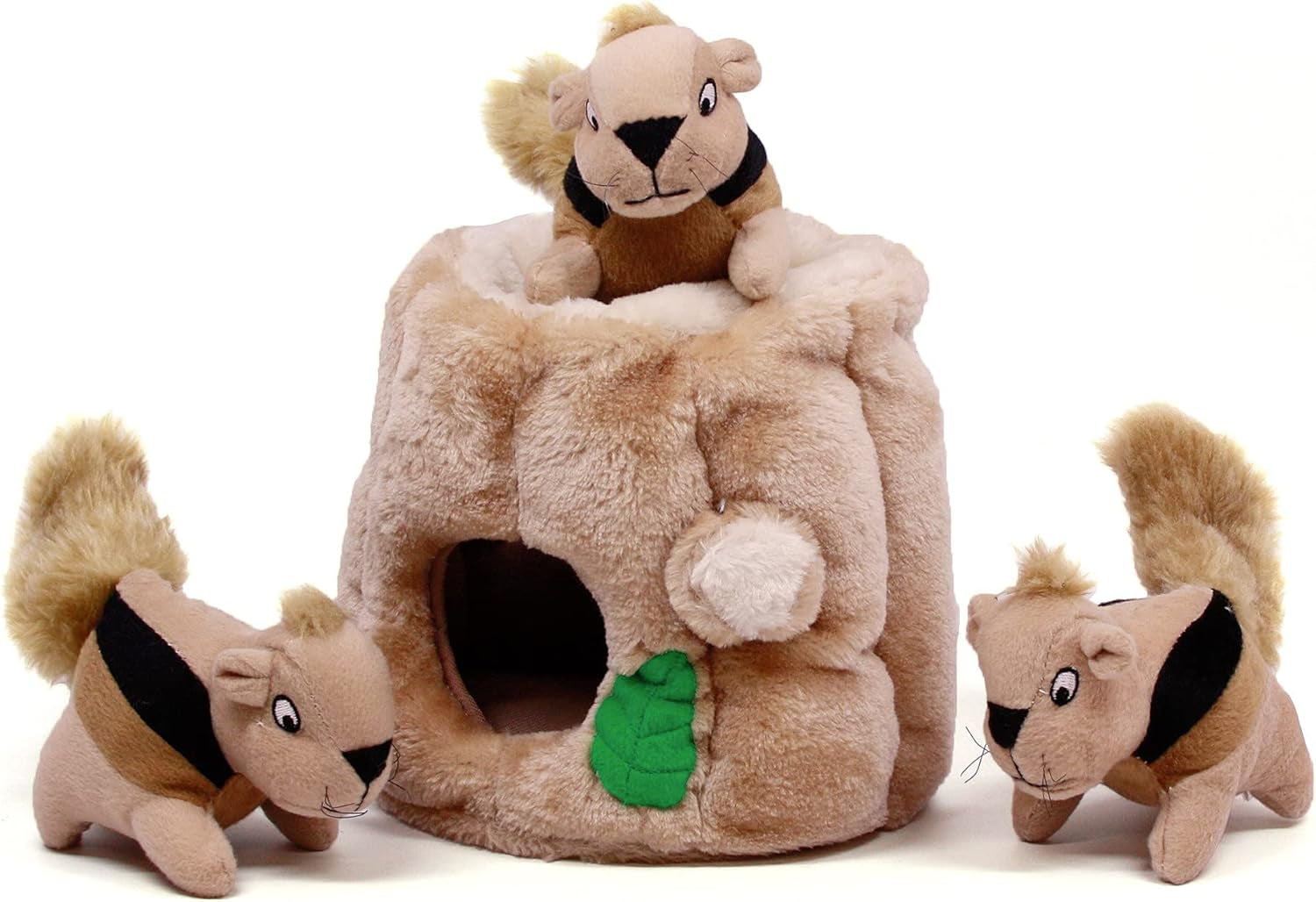 outward-hound-hide-a-squirrel-dog-toy-interactive-2-in-1-plush-puzzle-with-6-squeaky-removable-squirrels-x-large