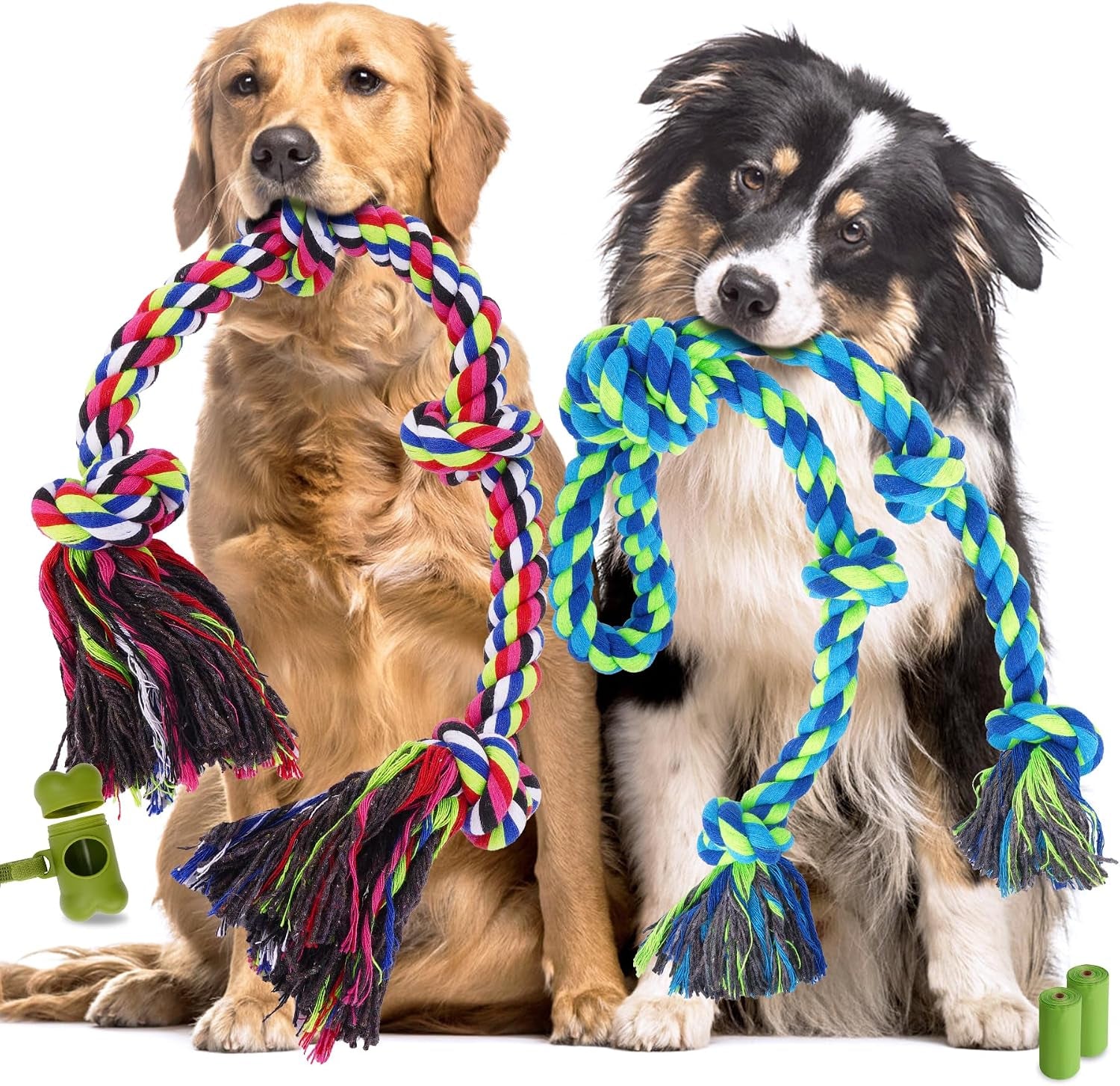 tough-dog-rope-toys-for-aggressive-chewers-tough-tug-of-war-dog-toys-for-large-medium-small-dogs-5-pack-including-2-ropes-3-supplies