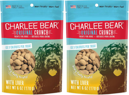 Charlee Bear Dog Training Treats, Cheese & Egg Recipe, Low Calorie (Under 3 Calories), Limited Ingredient Crunchy Dog Treats, 16 Oz. Resealable Bag10