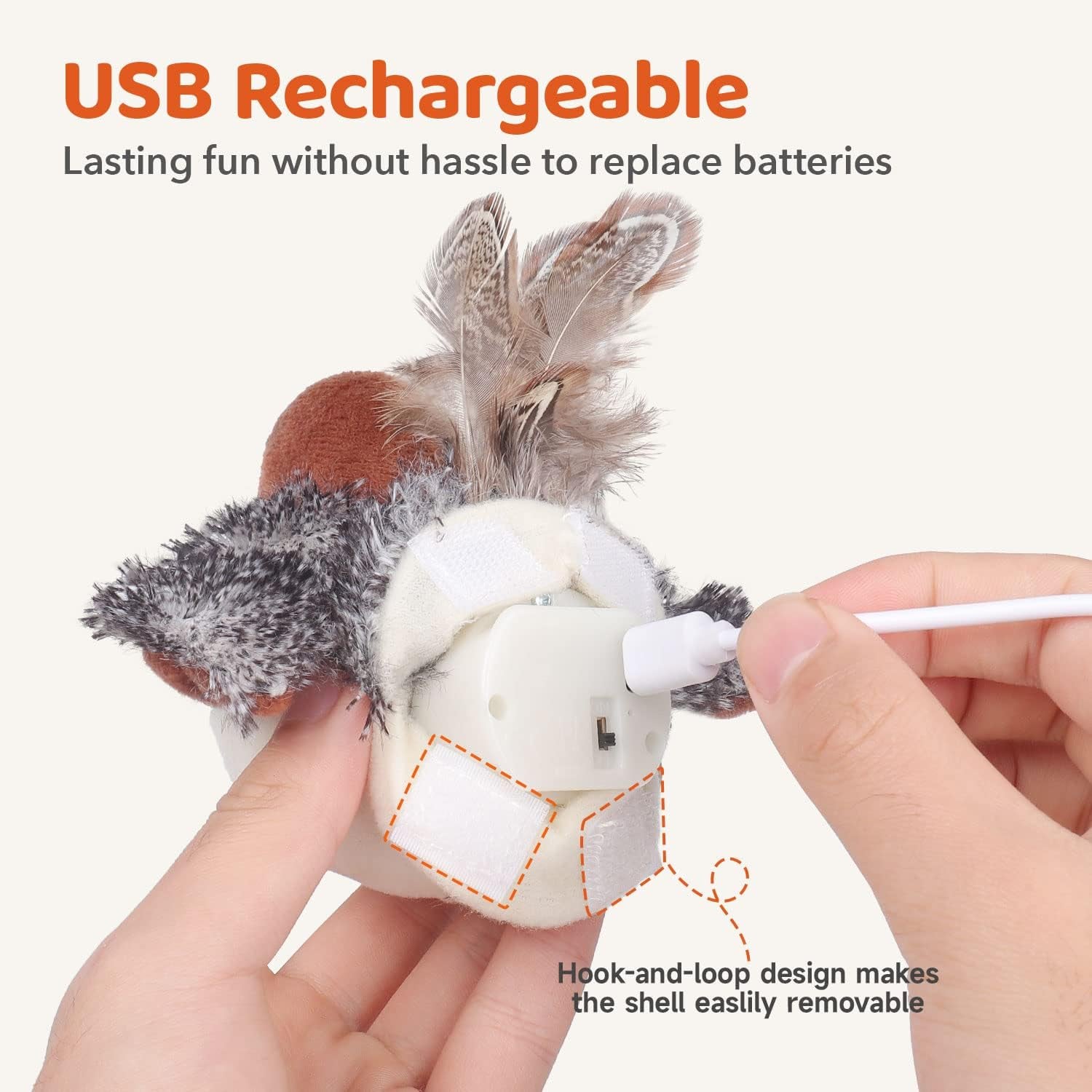 potaroma-cat-toys-rechargeable-flapping-bird-sparrow-lifelike-chirp-tweet-touch-activated-kitten-toy-interactive-cat-exercise-toys-for-all-breeds-cat-kicker-catnip-toys-4-0-inches-touch-activated-interactive-kitten-exercise-for-all-breeds-with-catnip-4-0-inches