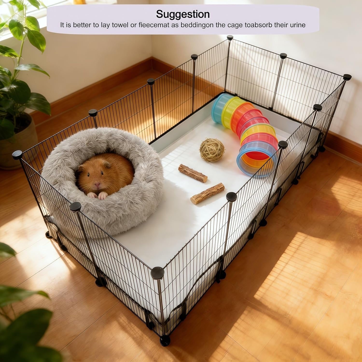 dzwlkj-guinea-pig-cage-liner-tarp-bottom-waterproof-and-washable-available-in-22-sizes-base-also-for-rabbits-bunny-chinchesillas-hedgehog-ferrets-and-other-small-animals24x48-inches